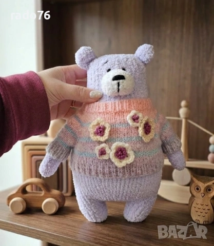 Ръчно Плетени мечета handmade , снимка 4 - Плюшени играчки - 54160967