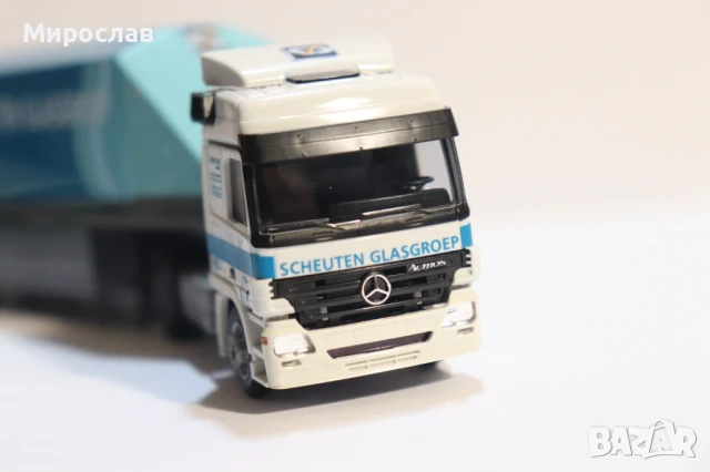 AWM H0 1/87 MERCEDES КАМИОН МОДЕЛ ТРАНСПОРТ НА СТЪКЛО, снимка 6 - Колекции - 50919706