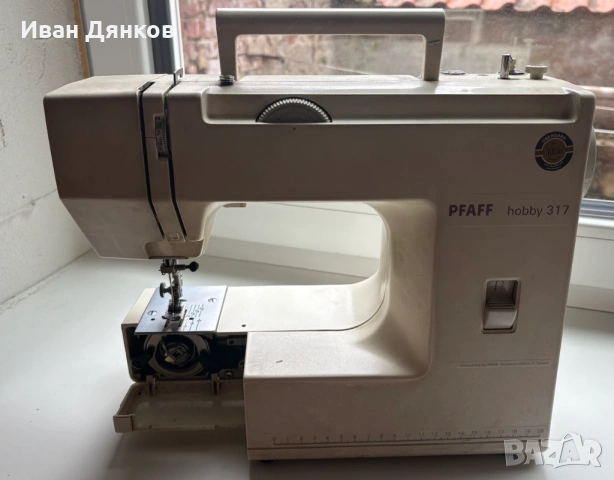 Шевна машина PFAFF hobby 317 – надеждна класика, снимка 3 - Шевни машини - 53915161