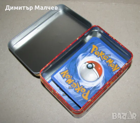 Детски карти за игра Покемон Pokemon 54 броя, в метална кутия, отлични, обща цена, снимка 2 - Други - 49185154