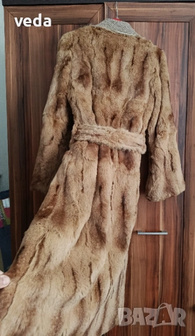 Италианско дизайнерско кожено палто тренч размер М, снимка 2 - Палта, манта - 53959078