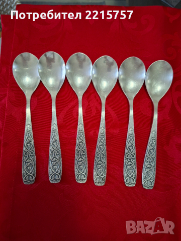 Лъжици от мелхиор., снимка 5 - Антикварни и старинни предмети - 49726830
