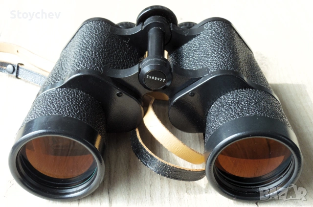 Бинокъл Carl Zeiss Jena Dekarem 10x50 Multi Coated 1983г. (in circle) , снимка 6 - Екипировка - 53461794