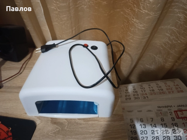 Лампа UV 36 вата за гел лак., снимка 2 - Продукти за маникюр - 52630099