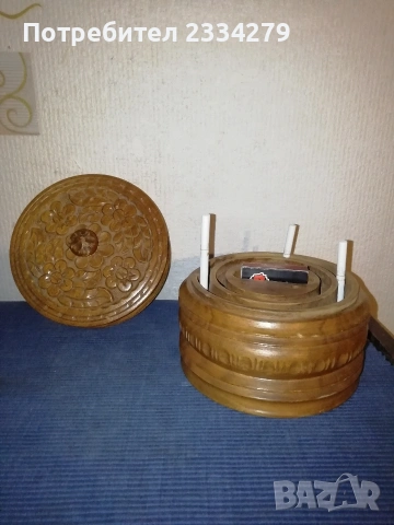 Стари дървени кутии и солница и маска, снимка 17 - Антикварни и старинни предмети - 53066301