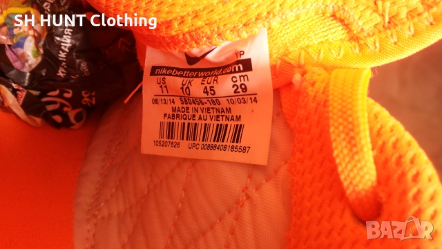 NIKE LUNARGATO II размер EUR 45 / UK 10 естествена кожа за зала 57-13-S, снимка 16 - Футбол - 52227684