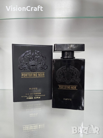 Оригинален Арабски парфюм PORTOFINO NOIR RiiFFS Eau De Perfume 100ml, снимка 3 - Мъжки парфюми - 44994550