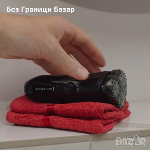 Нова Мъжка електрическа самобръсначка Remington R4 с тример и глава за набола брада, снимка 4 - Електрически самобръсначки - 46760248