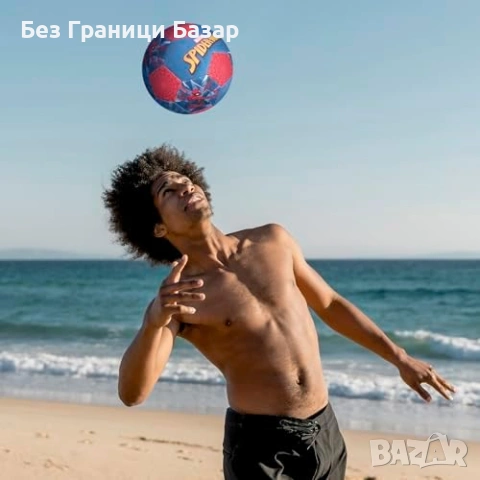 Нова Marvel Spiderman плажна топка 22 см неопрен водоустойчива за плаж басейн градина игра деца, снимка 3 - Други - 54109199