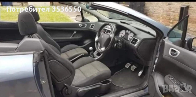 Peugeot 307cc 2.0L кабрио , снимка 5 - Автомобили и джипове - 50489720