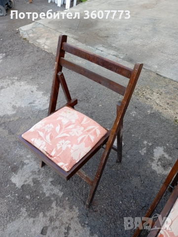 Столове 3 бр сгъваеми, снимка 2 - Столове - 52904527