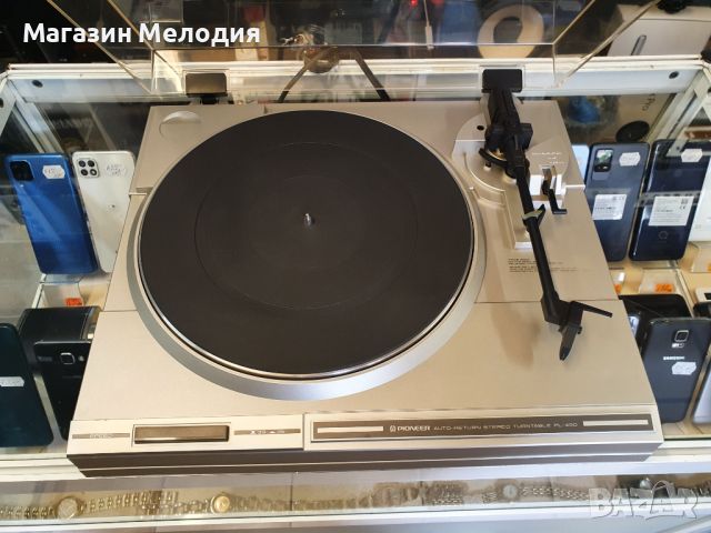 Грамофон Pioneer PL-450  В отлично техническо и визуално състояние., снимка 13 - Грамофони - 45823483