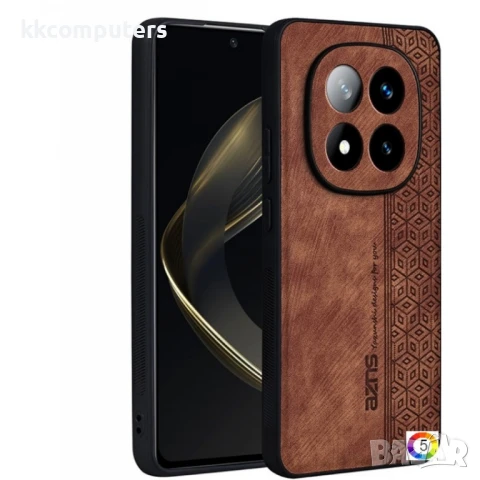 Xiaomi Redmi Note 14 Pro+ 5G AZNS Удароустойчив Кожен Калъф и Протектор, снимка 8 - Калъфи, кейсове - 50904656