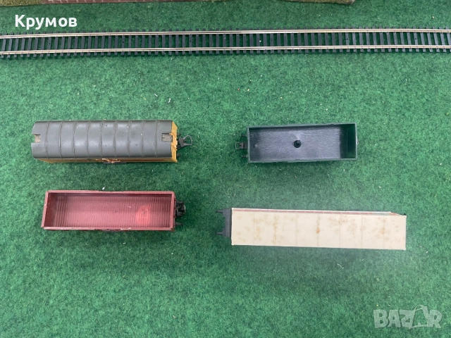 Вагон товарен пътнически поща HO 1:87 влак ЖП модел , снимка 6 - Колекции - 53700359