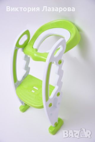 Детска седалка-адаптор за тоалетна чиния със стълба, снимка 5 - Други - 46475608