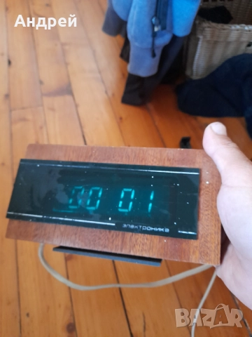 Стар часовник Електроника 6.15, снимка 7 - Антикварни и старинни предмети - 51476172