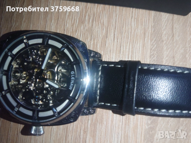Автоматичен (самонавивен)часовник с минерално стъкло,водоустойчив., снимка 10 - Мъжки - 52881939