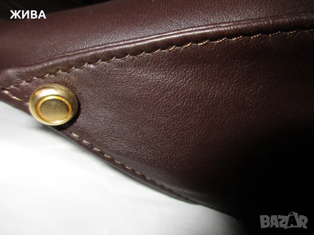 Естествена кожа на BELLA MILLA -ITALY  голяма дамска чанта, снимка 4 - Чанти - 49719103