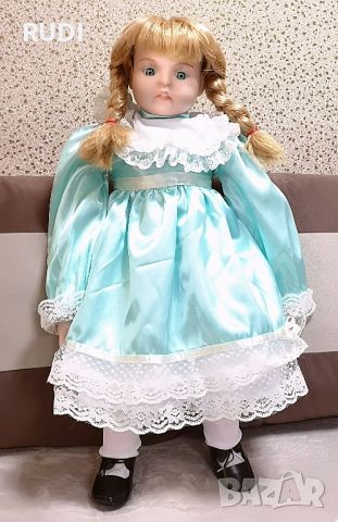 Голяма порцеланова кукла , снимка 1 - Кукли - 45211444