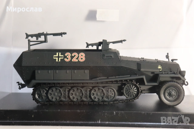 1:43 SCHUCO ТАНК КОЛИЧКА ВОЕНЕН МОДЕЛ ИГРАЧКА, снимка 6 - Колекции - 53522518