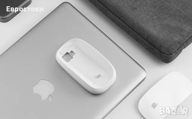 Докинг станцията, ергономична безжична база за зареждане за Magic Mouse 2, снимка 7 - Клавиатури и мишки - 47301238