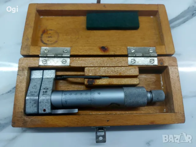 Микрометър вътромер 25-50мм  двуточков Ks, снимка 5 - Шублери - 49670288