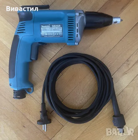 Електронен винтоверт Makita 6825R 570W 6000 об/м. Професионален винтоверт, за гипс картон,, снимка 2 - Винтоверти - 46820426