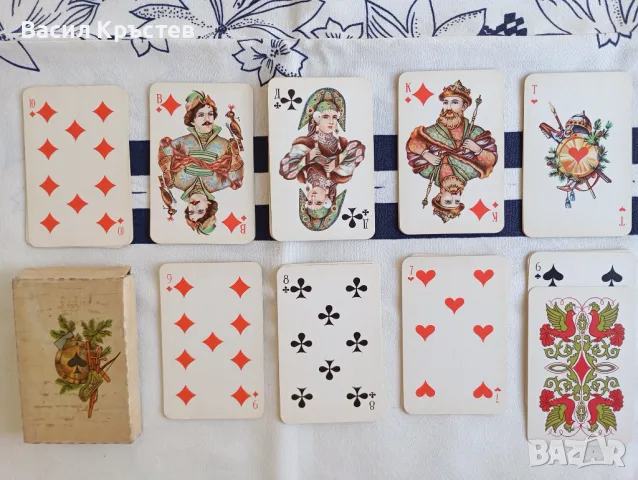 ROCOCO карти за игра - ГДР, Playboy, Bee №99 USA, Руски, - Зарове за игра, - Стари реклами от ПТ, снимка 7 - Карти за игра - 50130742