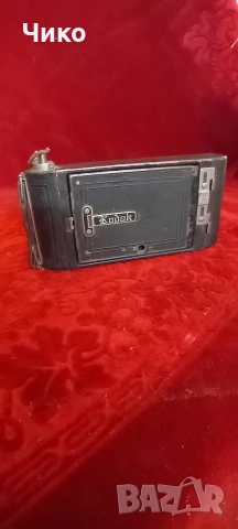 Стара английска мехова камера "Кодак", снимка 12 - Антикварни и старинни предмети - 53713459