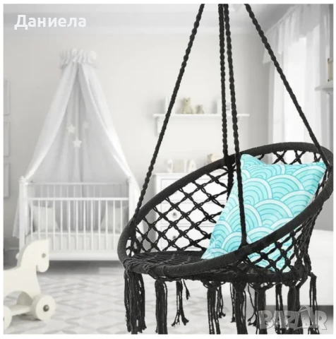 Висяща градинска люлка , снимка 4 - Градински мебели, декорация  - 51151060