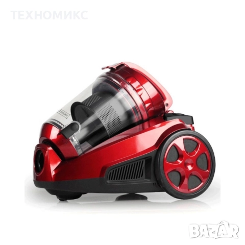 Прахосмукачка без торба Royalty Line RL-BSCM1400.60, 850W, 3 литра, HEPA филтър, Циклон, Червен, снимка 15 - Прахосмукачки - 51737310