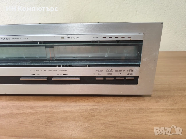 Продавам аналогов стерео тунер Kenwood KT-413, снимка 6 - Други - 54159334