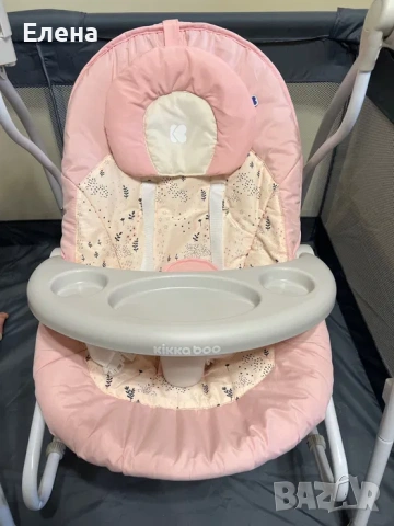 Люлка за бебе Kikka boo 2 в 1, Mia Stella Pink, снимка 8 - Детски люлки - 53975708