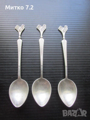 Руски сребърни лъжички, снимка 3 - Други ценни предмети - 51591131
