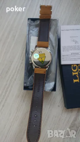 Часовник лиге с 6 функционални стрелки и дата ,водоустойчив., снимка 4 - Мъжки - 50022209
