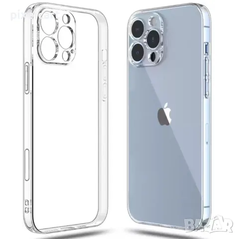 Силиконов калъф за iPhone 16 Pro Max, 2mm, Прозрачен, снимка 1 - Калъфи, кейсове - 47893789