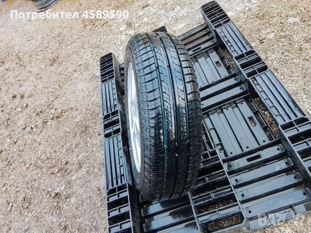 ЧИСТО НОВО Алуминиева джанта 14цола 4x100+НОВА ГУМА Continental за Toyota,Suzuki,Kia,Hyundai,Subaru, снимка 7 - Гуми и джанти - 52977596