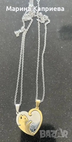 Две колиета Best Friend/ За него и нея. В наличност два цвята #K-95, снимка 2 - Колиета, медальони, синджири - 51500949