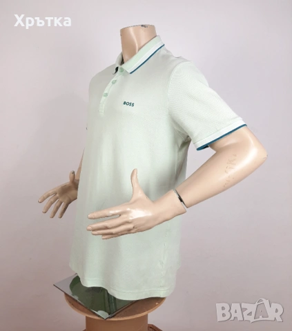 Hugo Boss Paddy - Оригинална мъжка тениска с яка размер XL, снимка 3 - Тениски - 54066622