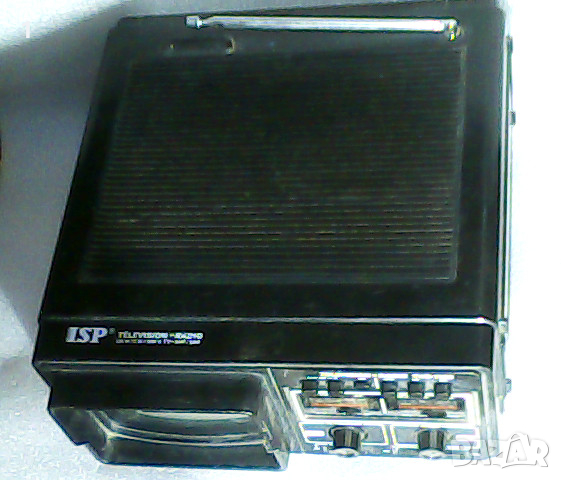 Ретро телевизорче с радио ISP, снимка 11 - Телевизори - 45024353
