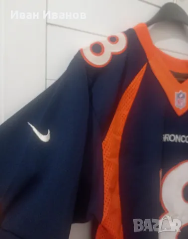 Оригинален екип на Denver Broncos(NFL) - Peyton Manning, снимка 5 - Други спортове - 47007333