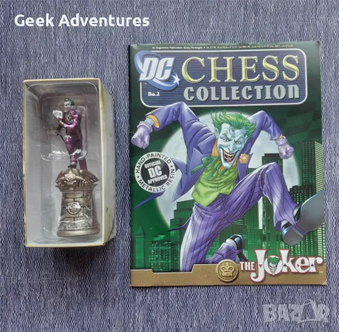 Комплект - DC Chess Collection - Шах Фигурки + Списания - Batman, Joker, Penguin, снимка 4 - Колекции - 49283336