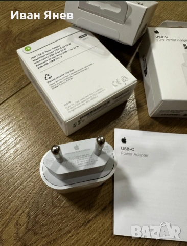 !!ЧИСТО НОВО!!Зарядно/адаптер за айфон ОРИГИНАЛНО, снимка 4 - Оригинални зарядни - 53784894