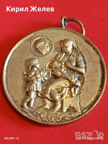 Стар медал от соца МНОГОДЕТНА МАЙКА за КОЛЕКЦИЯ ДЕКОРАЦИЯ 52594, снимка 8 - Антикварни и старинни предмети - 53254329