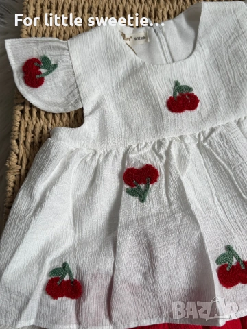 Прекрасен летен сет 🍒 нов! , снимка 3 - Детски комплекти - 53992703