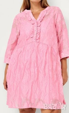 Макси розова рокля, снимка 7 - Рокли - 46281542