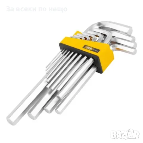 Комплект Г-образни удължени шестограми 13 части JCB, снимка 3 - Други инструменти - 50351699