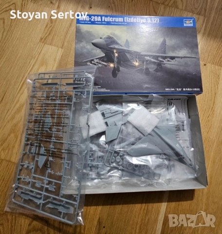 Mig-29А Fulcrum модел за сглобяване на Trumpeter 1/72, снимка 2 - Други игри - 52861347