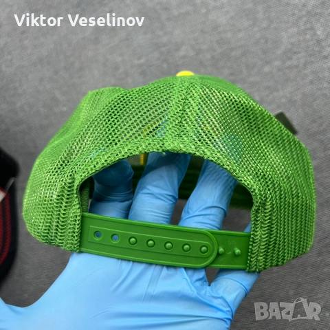 John Deere Trucker Cap One Size Шапка с Козирка Зелена, снимка 3 - Шапки - 54290870