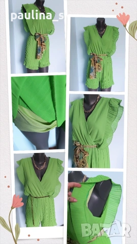 Италиански гащеризон / унисайз, с криле и шорти солей, снимка 4 - Гащеризони - 54014812